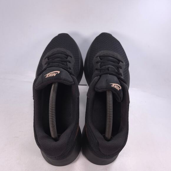 Nike Tanjun Athletic Lace Up Running Shoe Womens Size 9.5 812655-005 Black - Picture 4 of 10